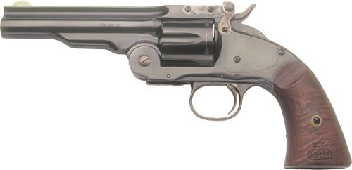 CIMARRON NO.3 SCHOFIELD 45LC – 5″ FS BLUED WALNUT