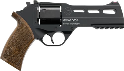 CHIAPPA RHINO 50SA 357MAG – 5″ ADJ. SIGHT BLACK/WALNUT