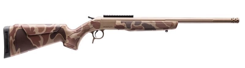 CVA SCOUT TD 223 REM 20″ – FDE/CAMO SYNTHETIC