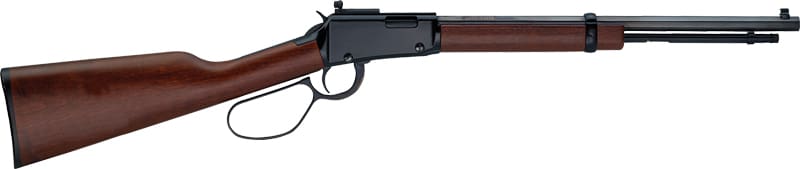 HENRY H1 TRACKER CARBINE – 22WMR 16.5″ LL BLUED WALNUT