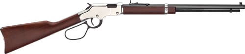 HENRY H4 GOLDENBOY SILVER 22LR – 20″ OCTAGON WALNUT LARGE LOOP