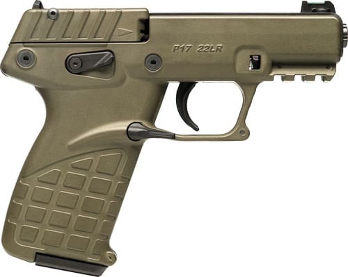 KEL-TEC P17 22LR GREEN – 17-SHOT W/3 MAGAZINES