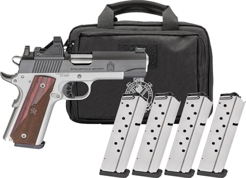 SPRINGFIELD 1911 RONIN 9MM – 4.25″ 9RD 4 MAGS GEAR PAC