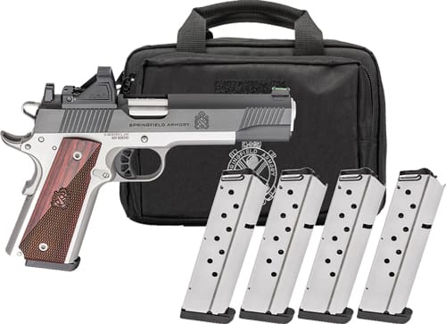 SPRINGFIELD 1911 RONIN 45 ACP – 5″ 8RD 4 MAGS GEAR PAC