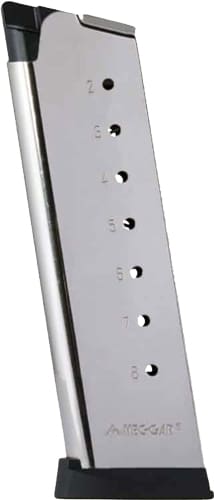 IVER JOHNSON MAGAZINE 1911 – 45ACP 8RD NICKEL FITS GOVT