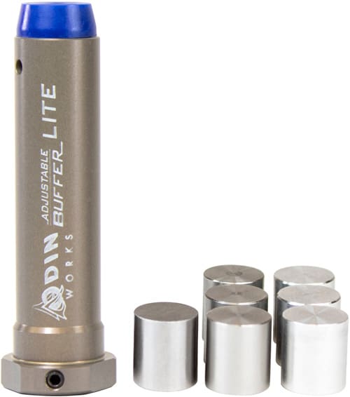 ODIN BUFFER ADJUSTABLE AR-15 – LITE 2.1 OZ TO 4.2 OZ ALUMINUM