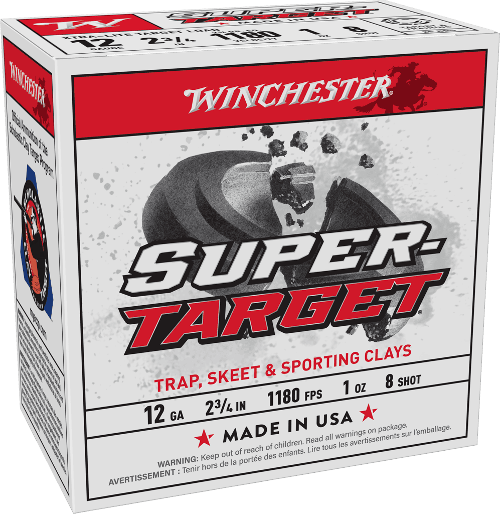 WINCHESTER 12G 2-3/4″ #8 SPR TRGT XTR LGHT 1OZ 25RD/250