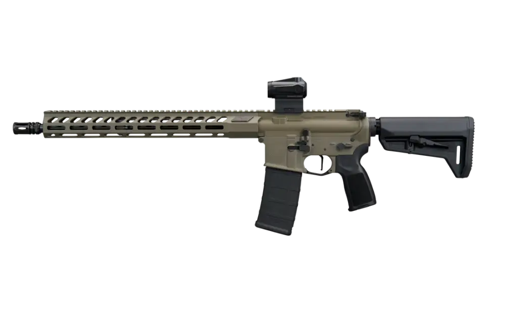 SIG SAUER M400 FORGE 5.56 RIFLE 16.5" BBL, MOSS GREEN, ROMEO MSR G2, TELESTOCK 1-30RD MAG - Image 2