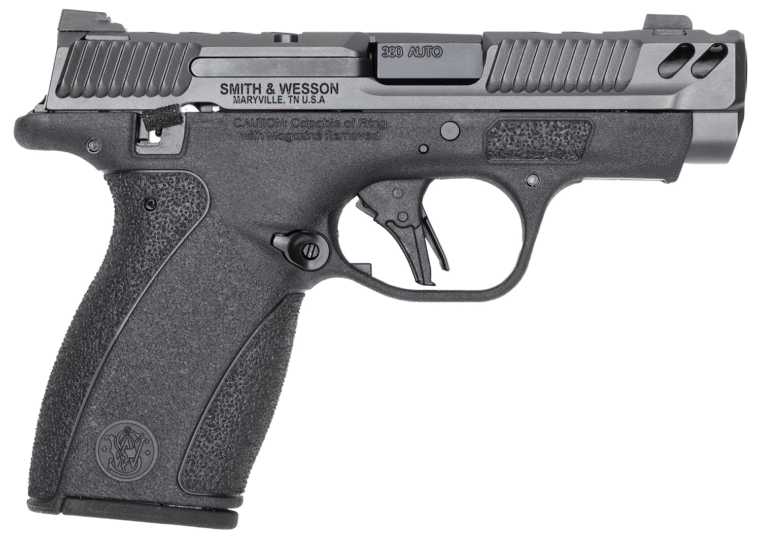 SMITH & WESSON PC BODYGUARD 2.0 CARRY COMP 380ACP PISTOL 3.1″ M.S NIGHT SIGHTS, 1-10RD, 1-12RD MAG
