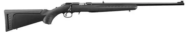 RUGER AMERICAN RIMFIRE 22WMRF RIFLE BLACK 22″ 1-9RD MAG