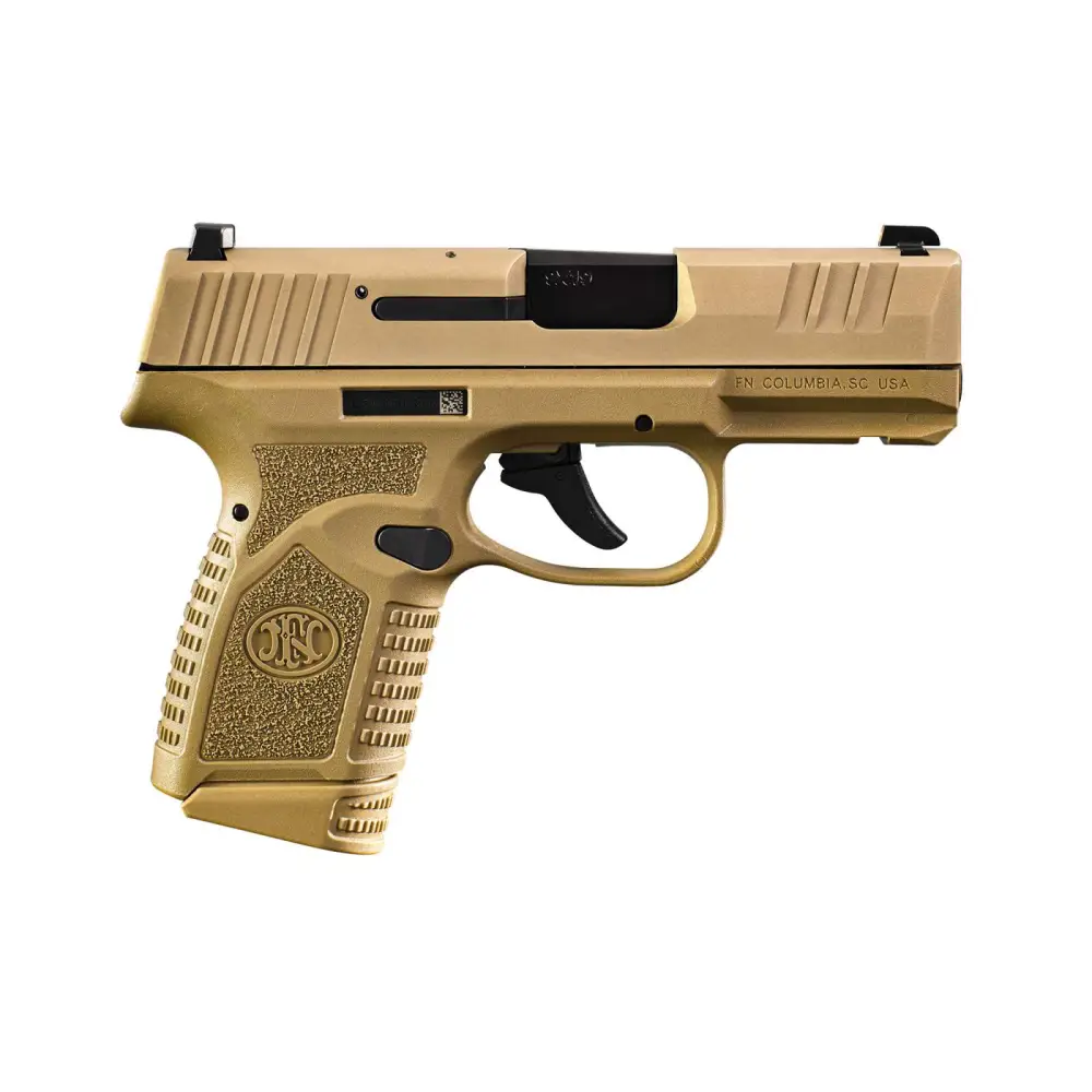 FN REFLEX 9MM PSTL NMS FDE 3.3″ 1-11RD 1-15RD