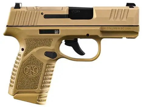 FN REFLEX MRD 9MM FDE PSTL 3.3″ 2-10RD