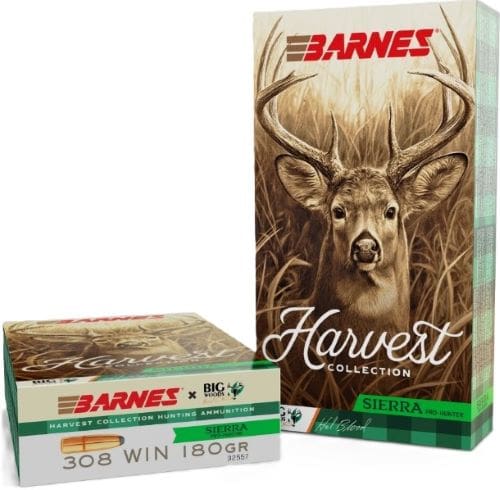 BARNES HARVEST 308 WIN – 180GR RN 20RD 10BX/CS