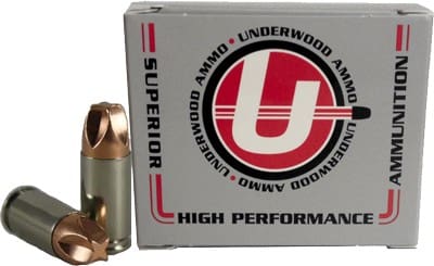 UNDERWOOD 9MM LUGER +P 90GR – XTREME DEFENDER 20RD 10BX/CS