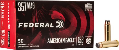 FEDERAL AE 357 MAG 158GR JSP – 50RD 20BX/CS