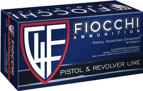 FIOCCHI 357 MAG 158GR JHP – 50RD 20BX/CS