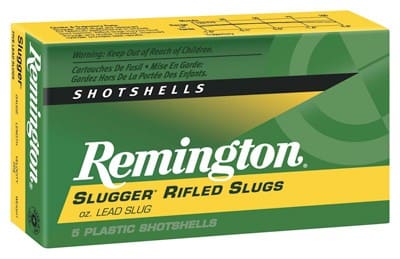 REMINGTON SLUGGER 12GA 3″ 1OZ – RIFLED SLUG 5RD 50BX/CS