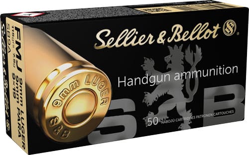S&B 9MM LUGER 115GR FMJ – 50RD 20BX/CS