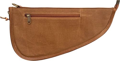 PALMETTO PISTOL CASE LARGE – FIELD TAN-WAXED CANVAS BUFFALO