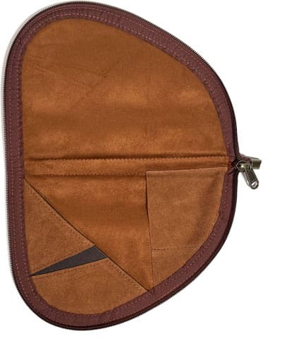 PALMETTO PISTOL CASE SMALL – OX BLOOD-BROWN BUFFALO