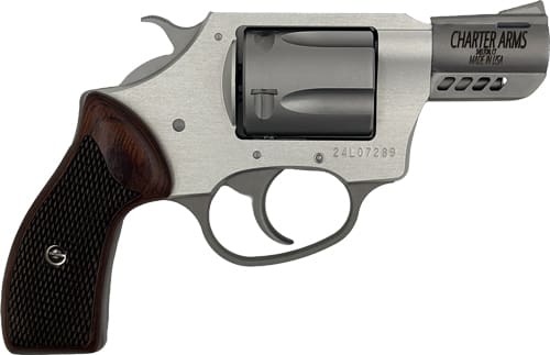 CHARTER ARMS COYOTE 2″ 380 ACP – PORTED ANODIZED/STAINLESS