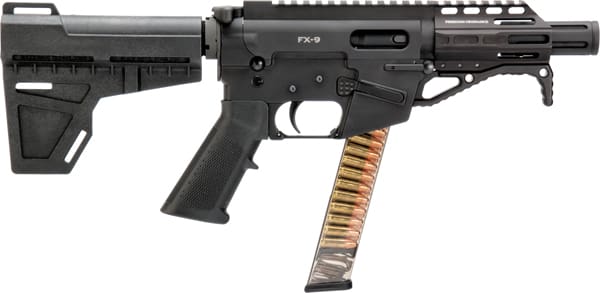 FREEDOM ORDNANCE FX9 PISTOL – 9MM 4.5″ 31RD M-LOK BRACE