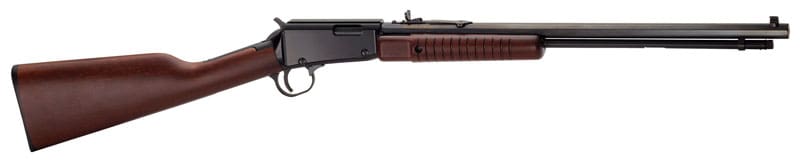 HENRY H3 PUMP ACTION 22S/L/LR – 20″ OCTAGON BLUED WALNUT