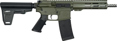 GLFA AR15 PISTOL W/BRACE 223 – WYLDE 7.5″ SS BARREL OD GREEN