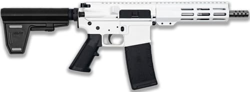 GLFA AR15 PISTOL W/BRACE 223 – WYLDE 7.5″ SS BARREL WHITE