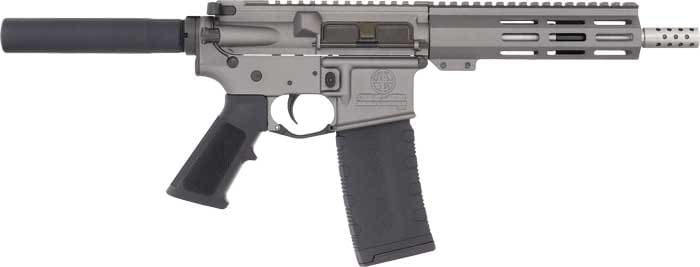 GLFA AR15 PISTOL 223 WYLDE – 7.5″ STAINLESS BBL TUNGSTEN