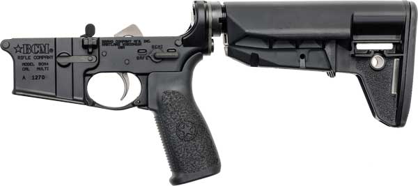 BCM LOWER GROUP AR-15 5.56MM – W/BCM MOD-2 SOPMOD BLACK