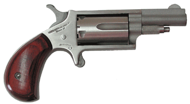 NAA MINI-REVOLVER COMBO – 22LR/22WMR 1-5/8″ S/S WOOD