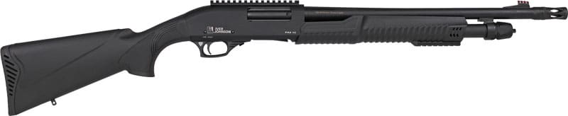 IVER JOHNSON PUMP 12GA 3″ 18″ – MUZZLE BRAKE BLUED SYNTHETIC