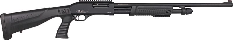 IVER JOHNSON PUMP 20GA 3″ – 24″ PISTOL GRIP BLACK SYNTH.