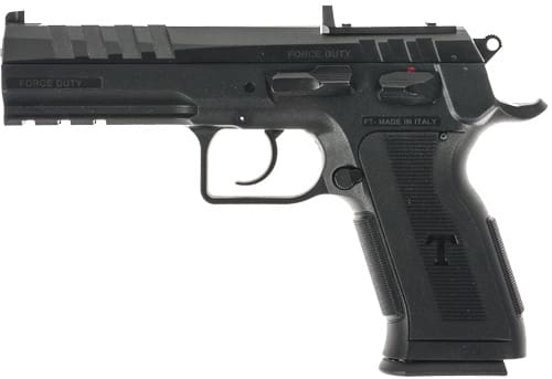 TANFOGLIO FORCE DUTY 9MM 4.9" - 17RD POLY OPTIC READY BLACK - Image 2