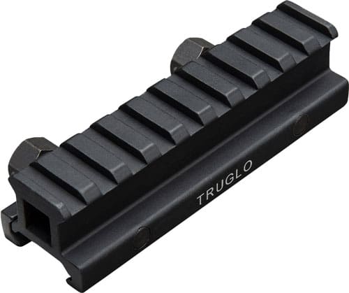 TRUGLO 1-PIECE PICATINNY RISER – MOUNT 3/4″ RISE 4″ LENGTH