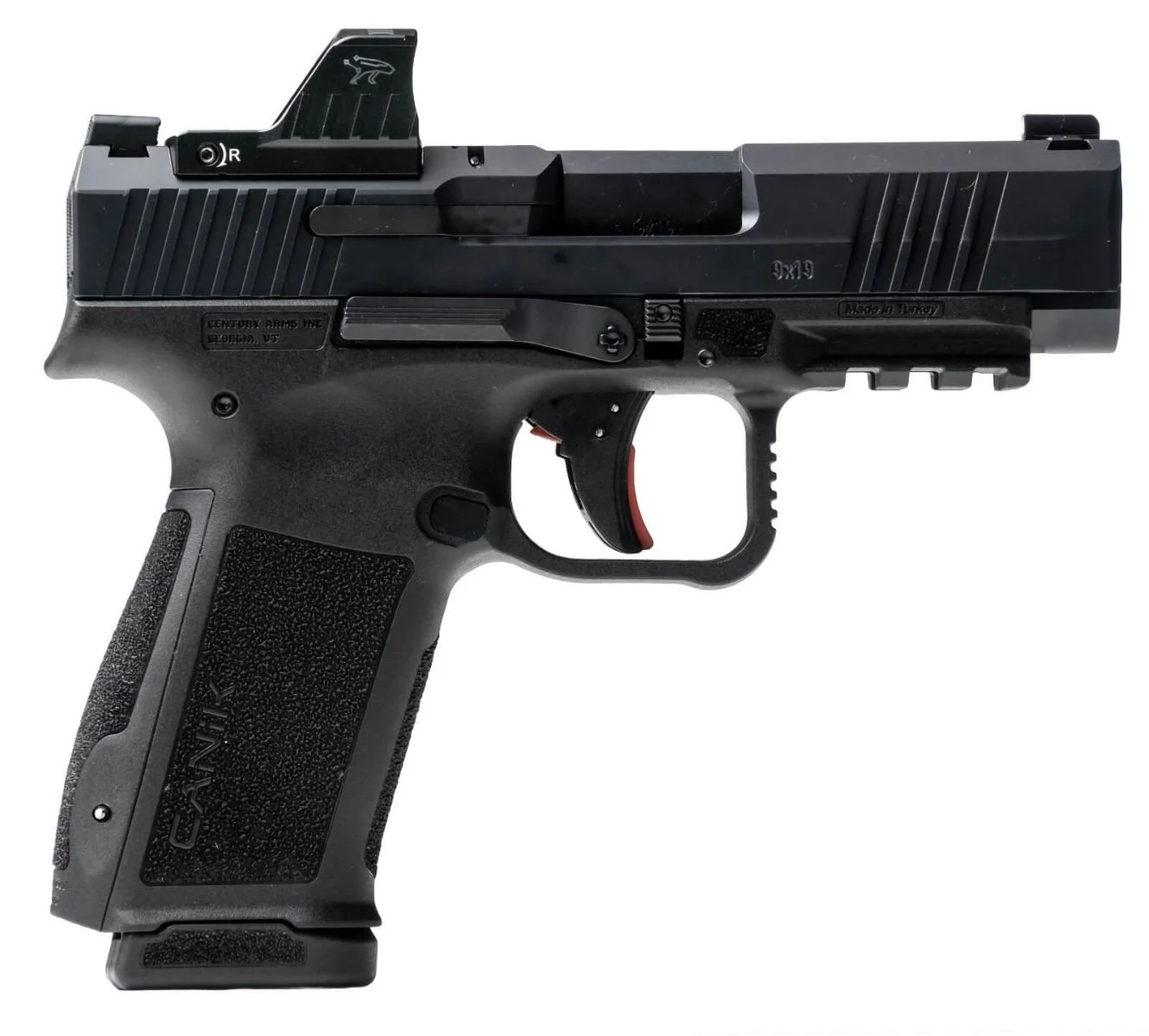 CANIK METE MC9 LS 9MM PISTOL BLK W/MECANIK M01 17RD 3.63″ BARREL