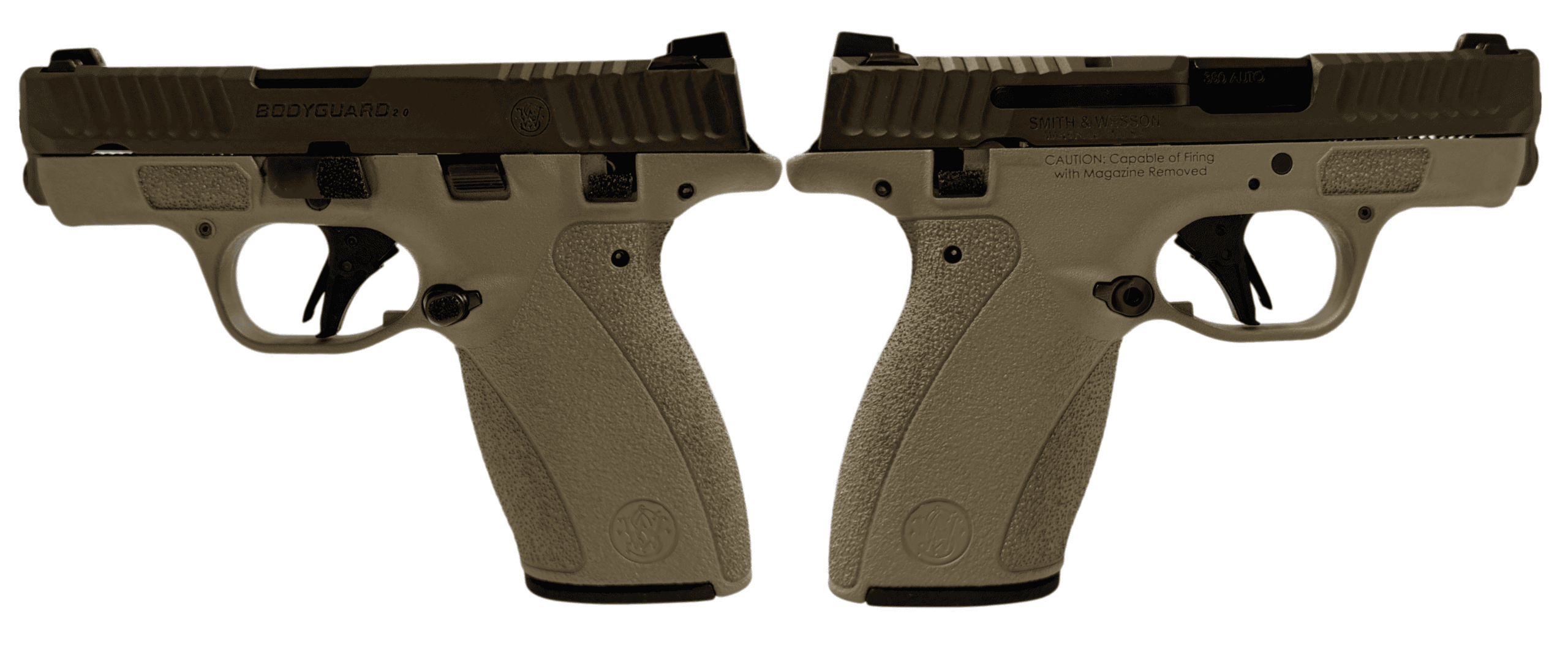 SMITH & WESSON BODYGUARD 2.0 MS 380ACP 2.75″ TWO TONE TAN 1-10RD 1-12RD