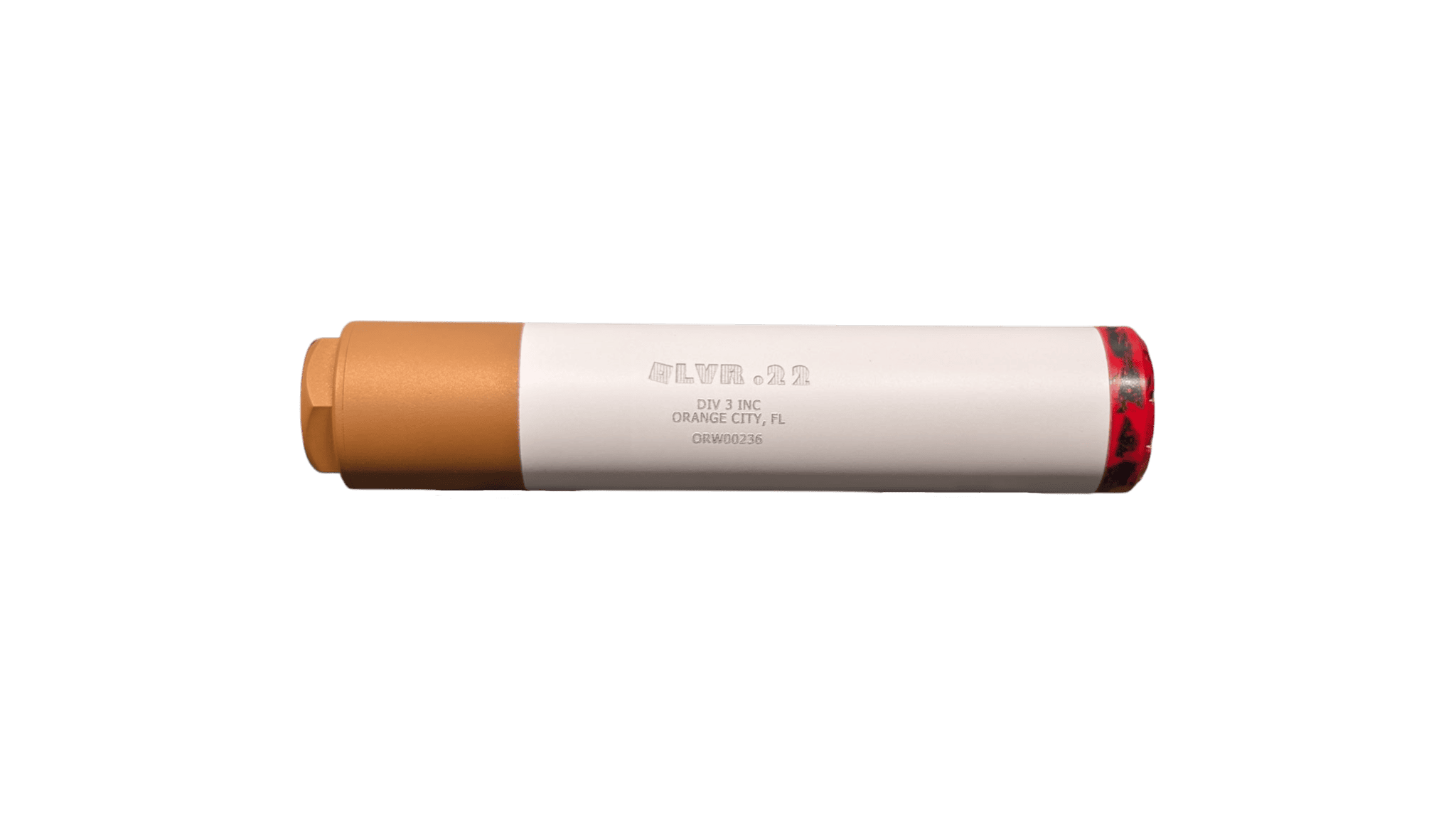 DIVISION 3 INC OLVR .22 HEATER SUPPRESSOR 22LR 1/2×28