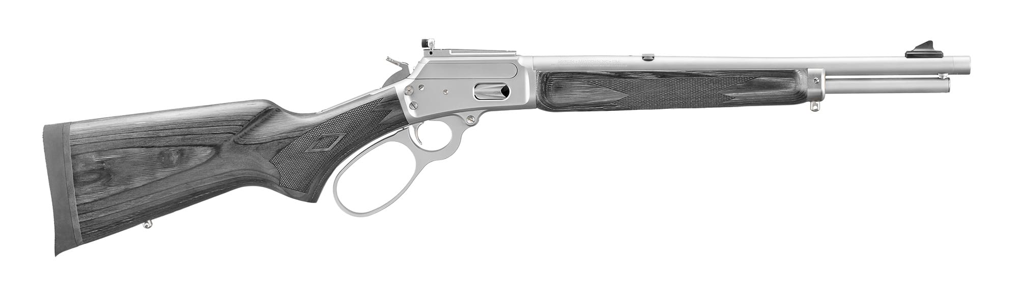 MARLIN 1894 TRAPPER 10MM 16.1″ THREADED BBL, STS, BLK LAMINATED 10RD