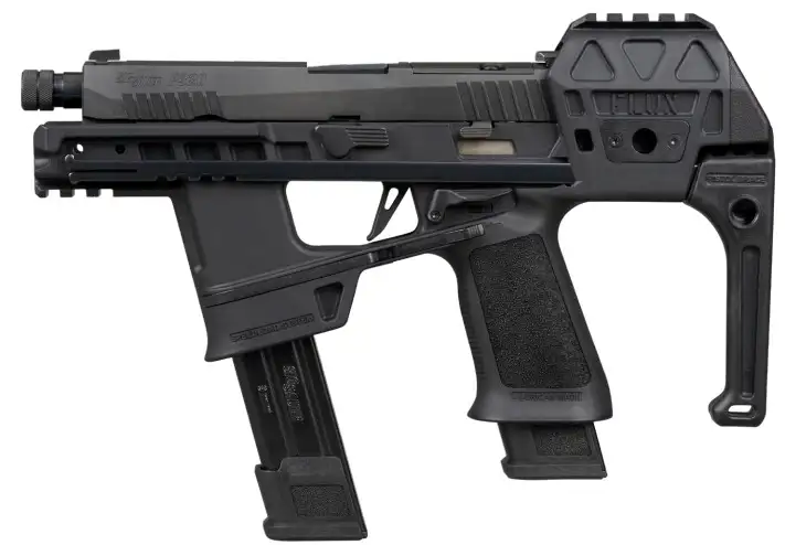 SIG SAUER P320 FLUX TACOPS 9MM 5.5″ T.B. O.R., PCB, 2-30RD/ 2-21RD MAG