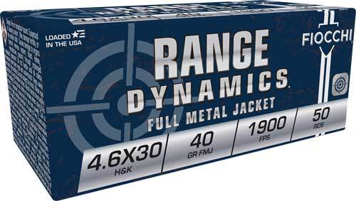 FIOCCHI 4.6X30 40GR FMJ – 50RD 20BX/CS