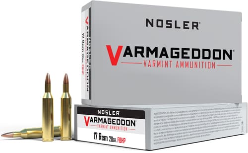 NOSLER VARMAGEDDON 17 REM – 20GR HPFB 20RD 20BX/CS