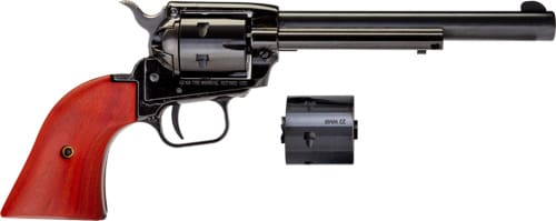HERITAGE 22LR/WMR COMBO 6.5″ – BLUED COCOBOLO GRIPS