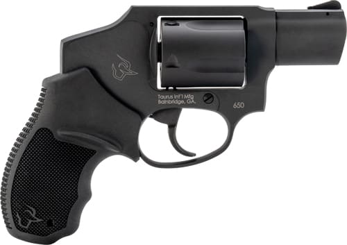 TAURUS 650 357MAG 2″ FIXED – 5-SHOT BLACK RUBBER