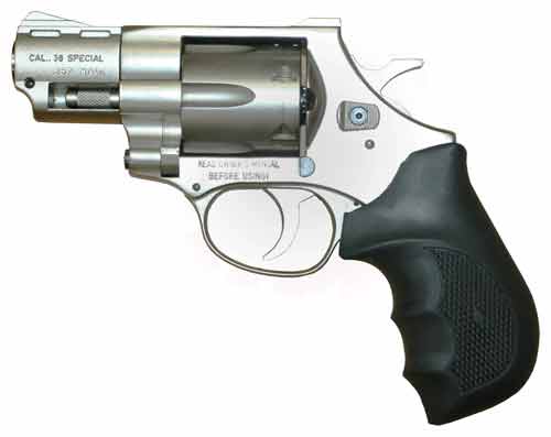 EAA WINDICATOR 357MAG 2″ FS – NICKEL BLACK SYNTHETIC GRIPS