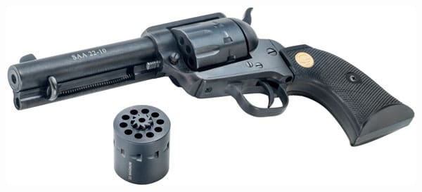 CHIAPPA SAA22-10 22LR/22WMR – COMBO 4.75″ FS 10RD BLK MATTE