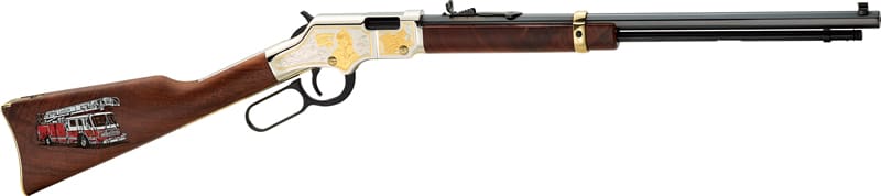 HENRY H4 FIREFIGHTER TRIBUTE – 22S/L/LR 20″ OCTAGON ENGRAVED