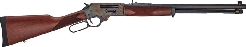 HENRY H9 CASE HARDENED SIDE – GATE 30-30 20″ OCT. WALNUT