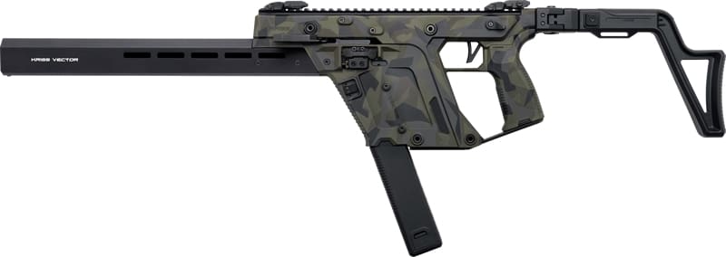 KRISS VECTOR CRB G3 10MM 16″ – 33RD FOLDING STOCK WOODLAND